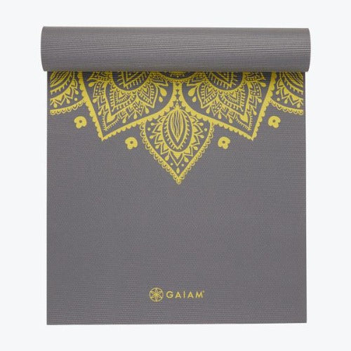 Buy Gaiam Premium Marrakesh Yoga Mat (6mm) Blue in KSA -SSS