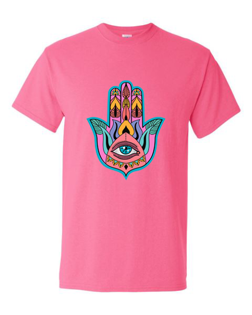 Hamsa Pink Tee Shirt