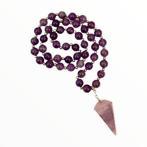 Amethyst Pendulum Necklace