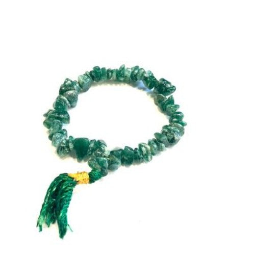 Green Malachite Mala Bracelet