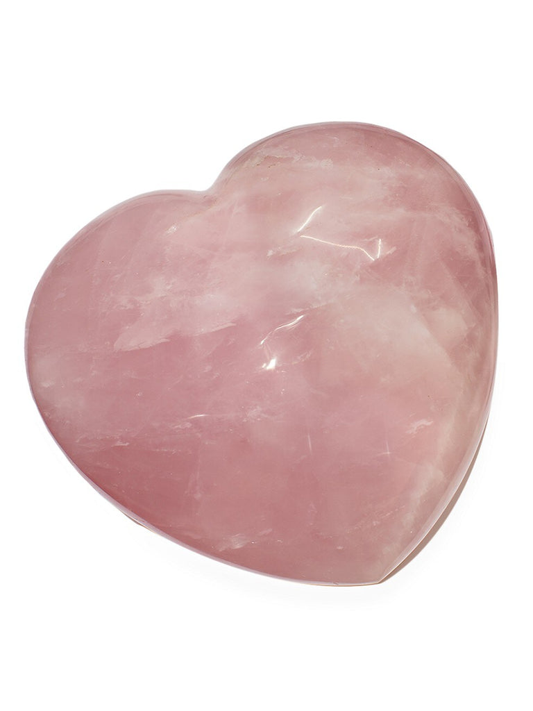 Rose Quartz Puffy Heart Gemstones - Handmade in the USA - , LLC