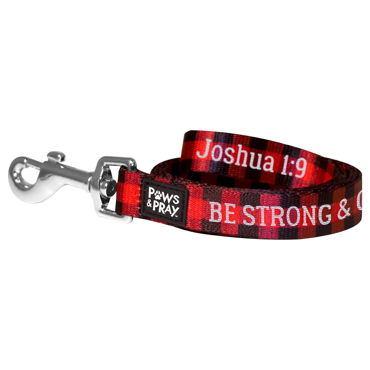 Download Paws Pray Strong And Courageous Pet Leash Christian T Shirts