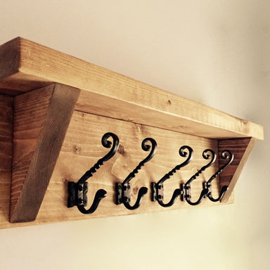 rustic coat rack