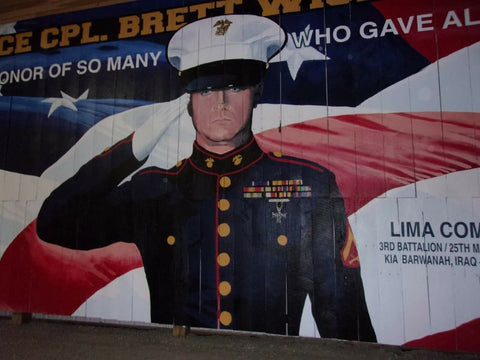 LCpl. Brett Wightman Memorial Mural