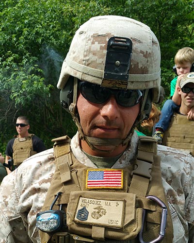 Gunnery Sergeant Mauricio Velasquez