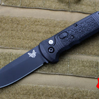 Benchmade Casbah Out The Side OTS Black Body With Black Drop Point Blade 4400BK
