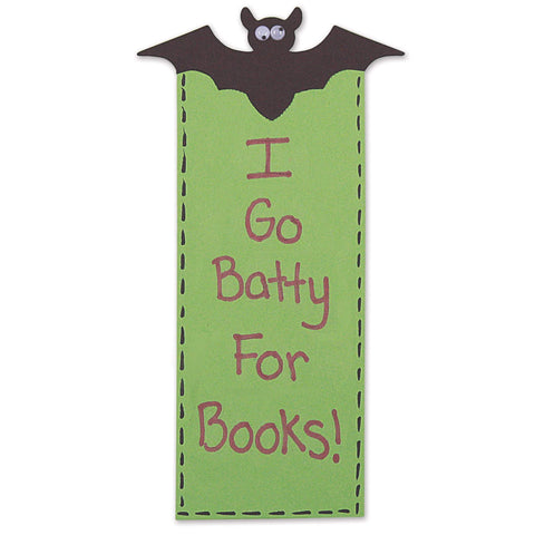 Batty For Books Bat Bookmark Craft for Halloween