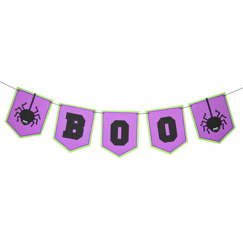 Boo Pennant Banner Craft Project