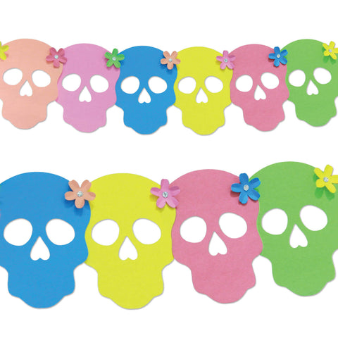 Day of the Dead Sugar Skull Mask Craft Project Decoration for Dia De Los Muertos