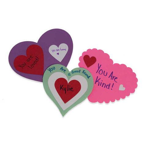 Compliment Hearts Paper Project for Kids