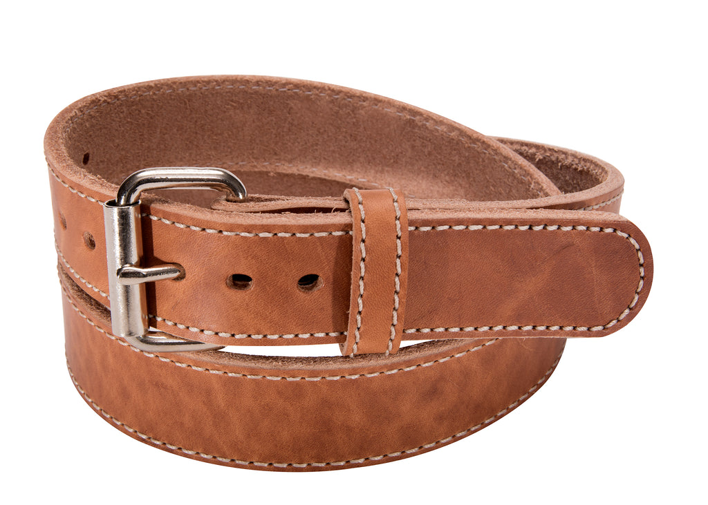 Stitched CCW Full Grain Leather $30 Gun Belt. Heavy duty premium USA ...