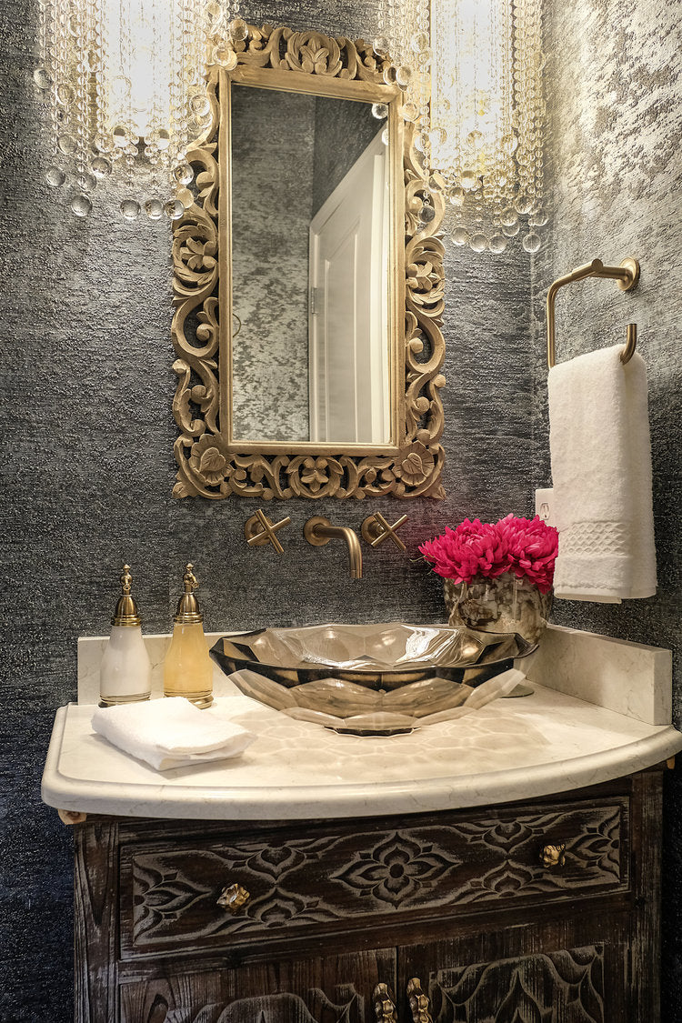 Powder Room Reveal Shop Inspire Me Home Decor