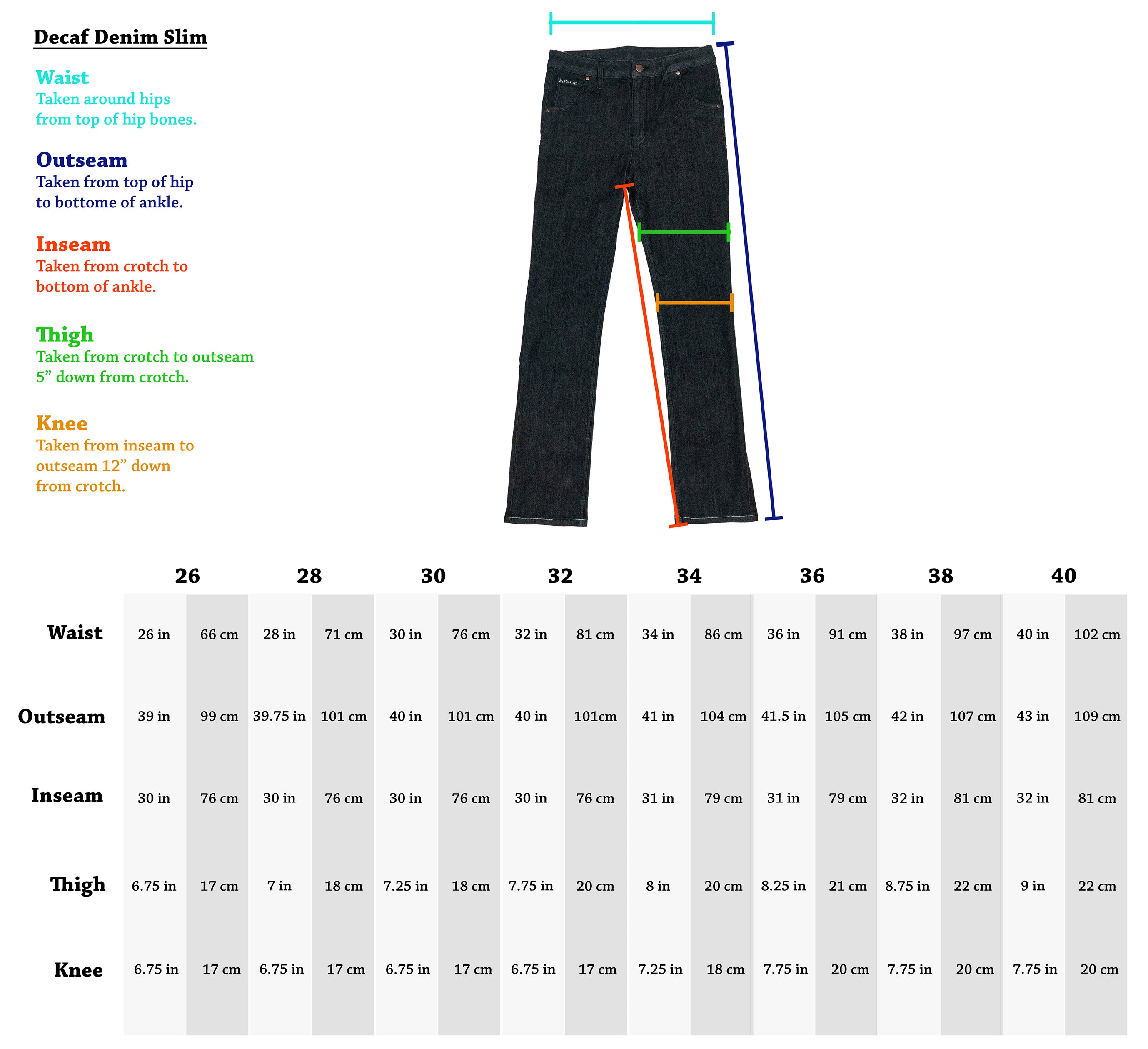 Decaf Denim - Sustainable Denim | Coalatree.com