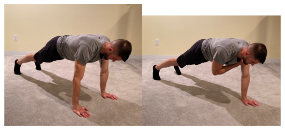 shoulder tap exercise