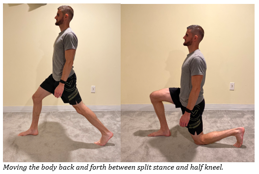 split stance lunge