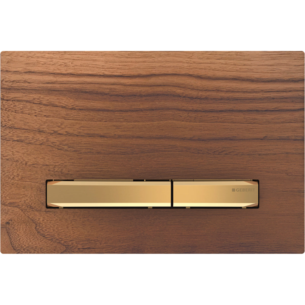 Geberit Sigma flush plate 115672QF2 cover plate brushed brass, plate/button  brass, for dual flush