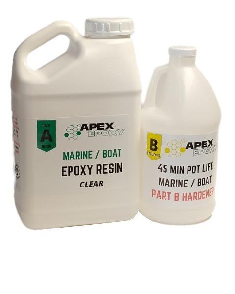 Epoxy Resin 2 Gallon Kit (1 gallon Part A + 1 gallon Part B)