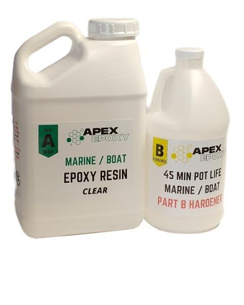 Apex Marine Epoxy Resin 1.5 Gal Kit 20 Minute Pot life – Fiberglass Source