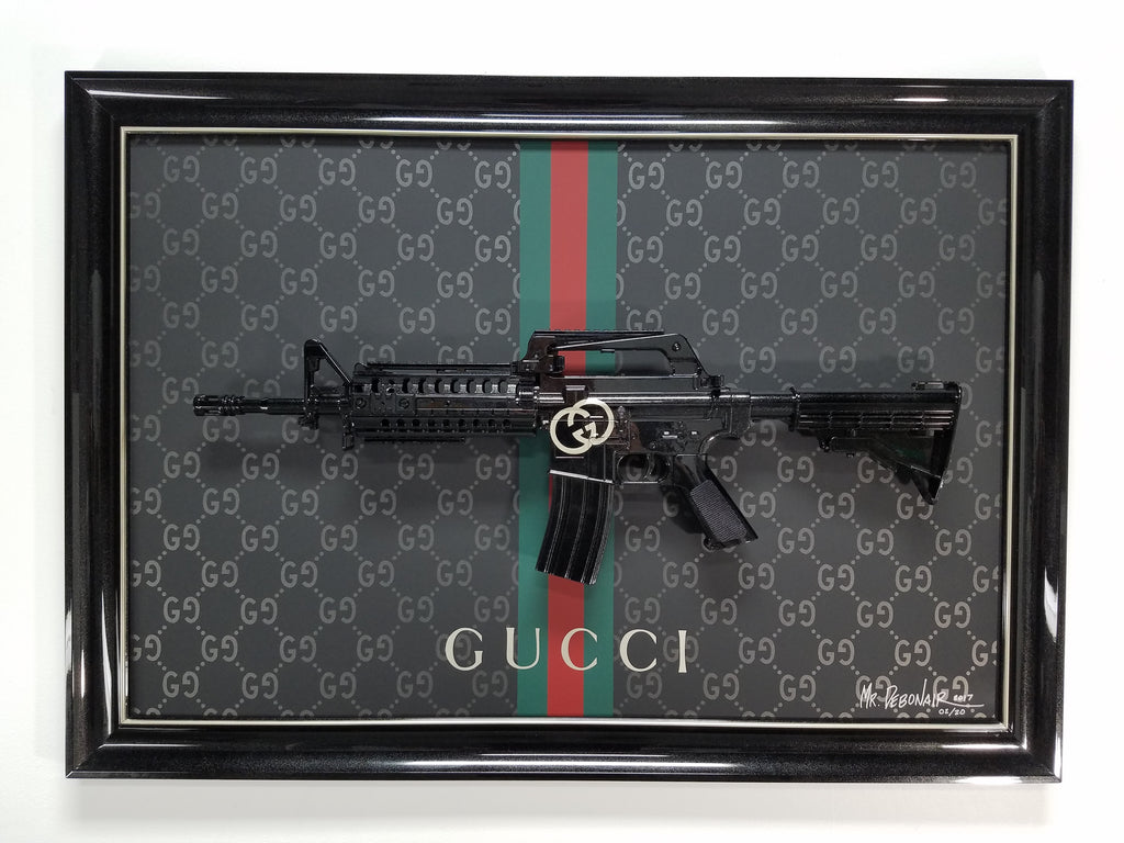 Gucci Gun Art Mr Debonair Art