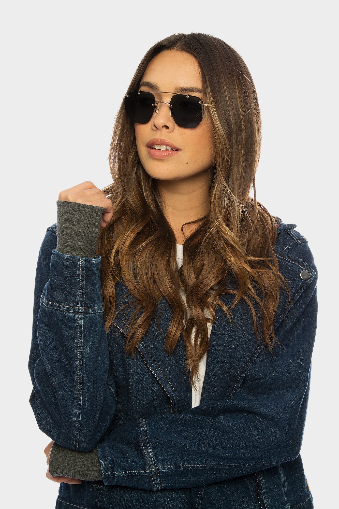 denim moto jacket