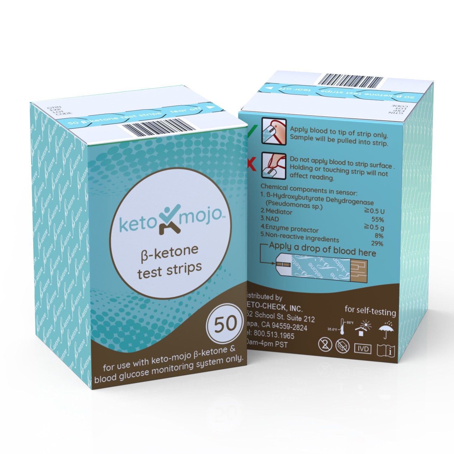 Shop Here For Ketone Strips 50 Pack Keto Mojo Keto Mojo