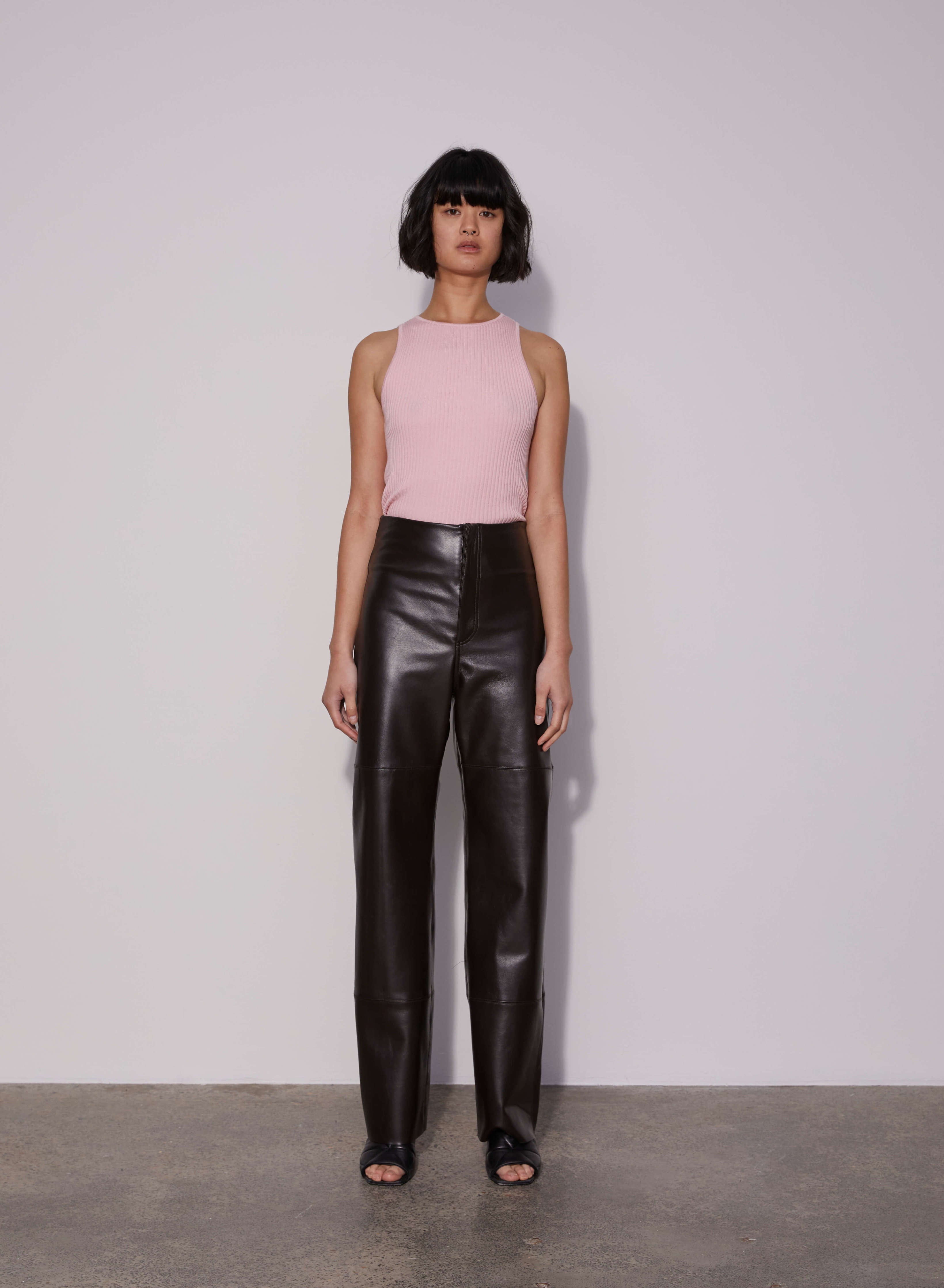 ALLY LEATHER TROUSERS