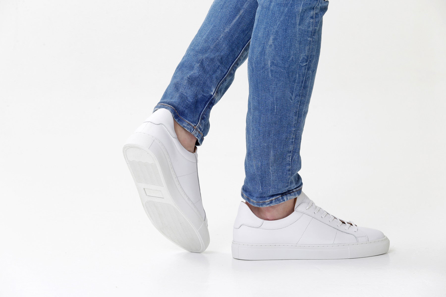 ZANO | White Leather Sneaker – Zano