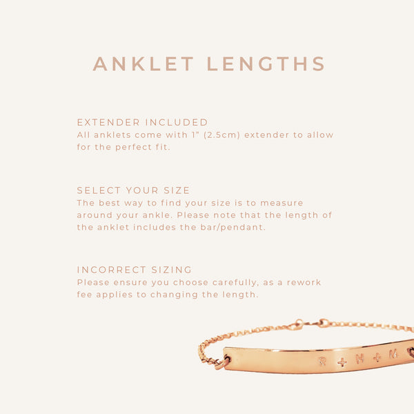 Kellective By Nikki - Anklet Lengths