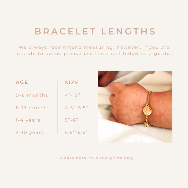 Kellective By Nikki - Baby Bracelet Lengths