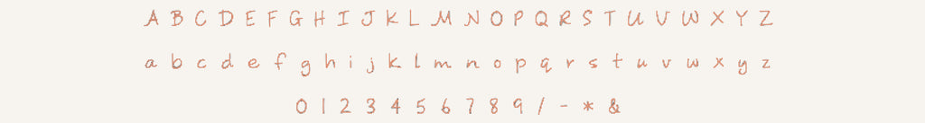 Sweet font Kellective by Nikki Personalisation