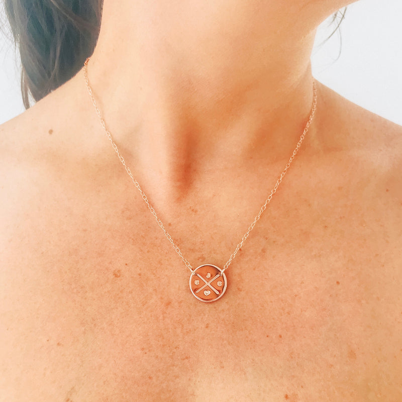 cross my heart necklace