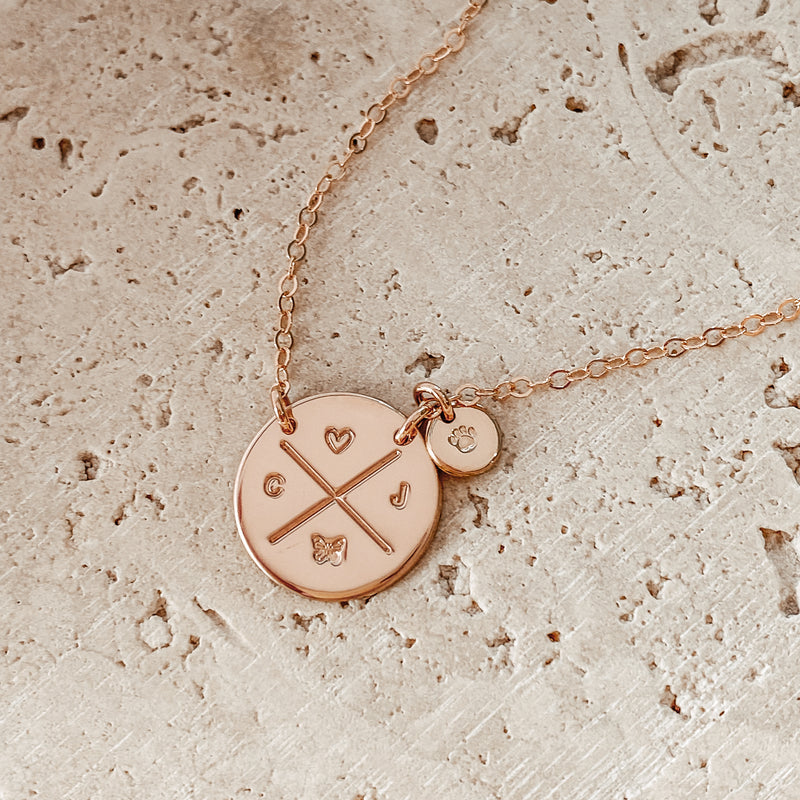 cross my heart necklace