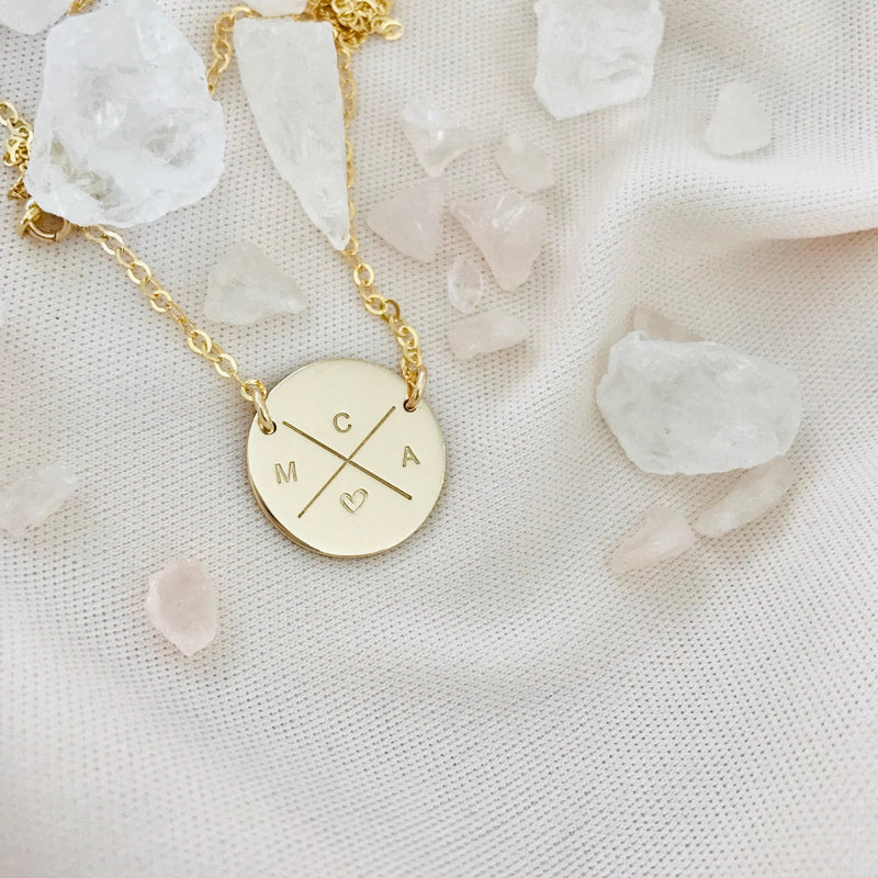 cross my heart necklace