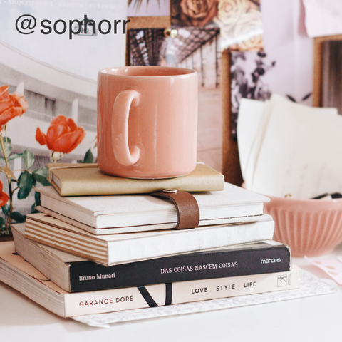 cute mug on books