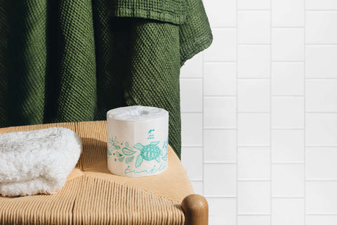 Pure Planet Club's Eco-Friendly Bamboo Toilet Paper, Turtle Wrapper