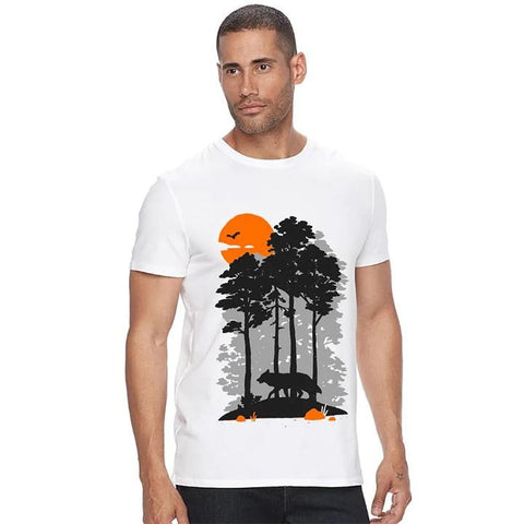 Printed T-shirts with Nature Aesthetics