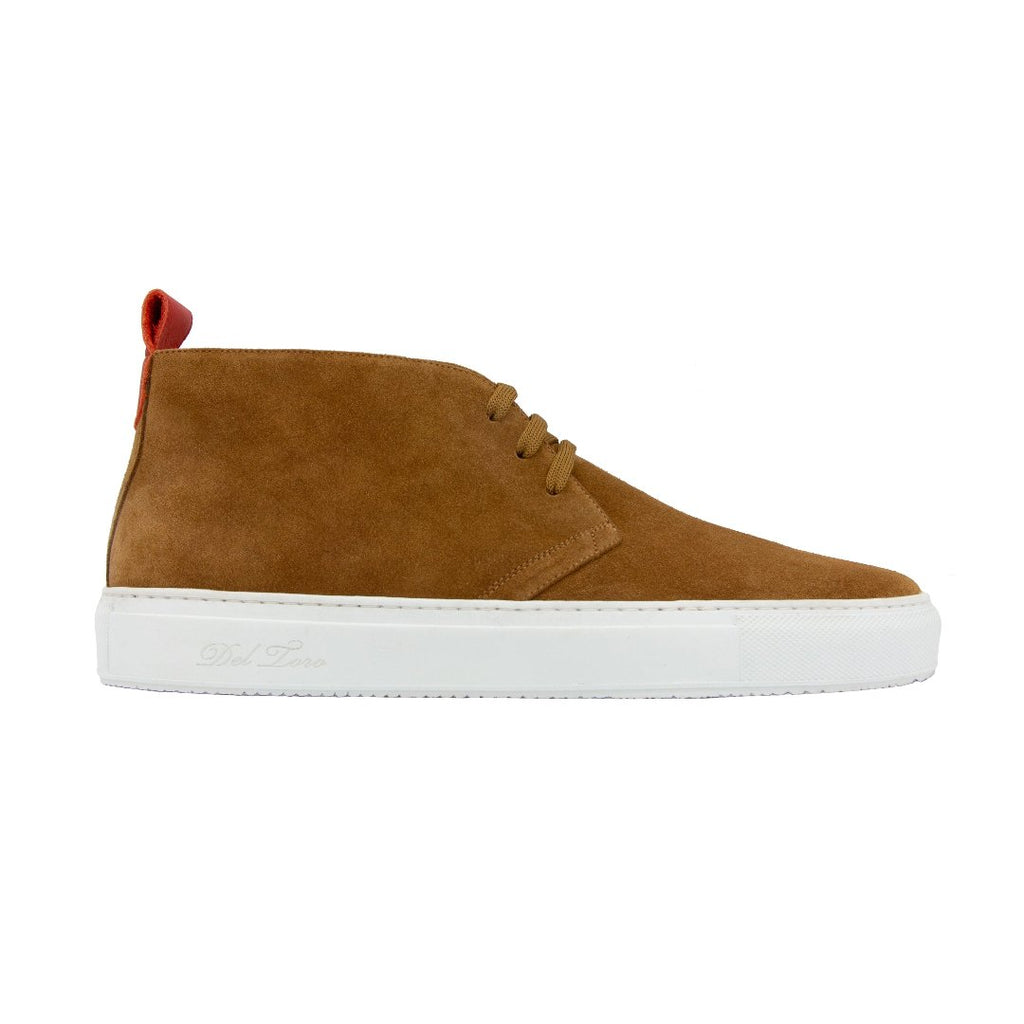 Men's Cognac Suede Chukka Sneaker – Del Toro Shoes