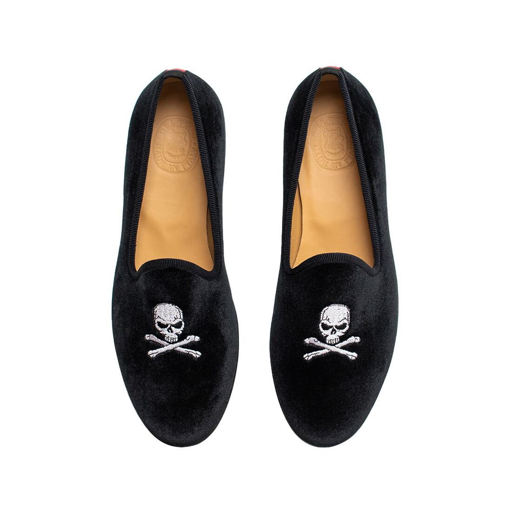 skull loafers mens