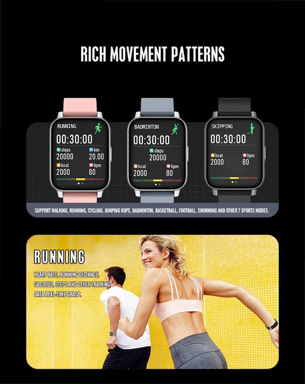 Smart Watch with sports modes