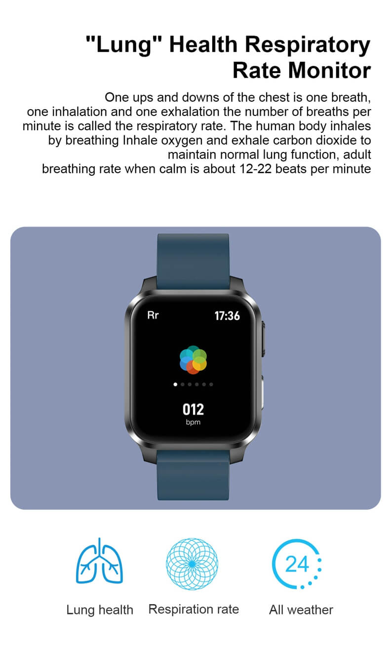 Findtime EKG Smart Watch Monitor Blutdruck Herzfrequenz Blutsauerstoff Körpertemperatur