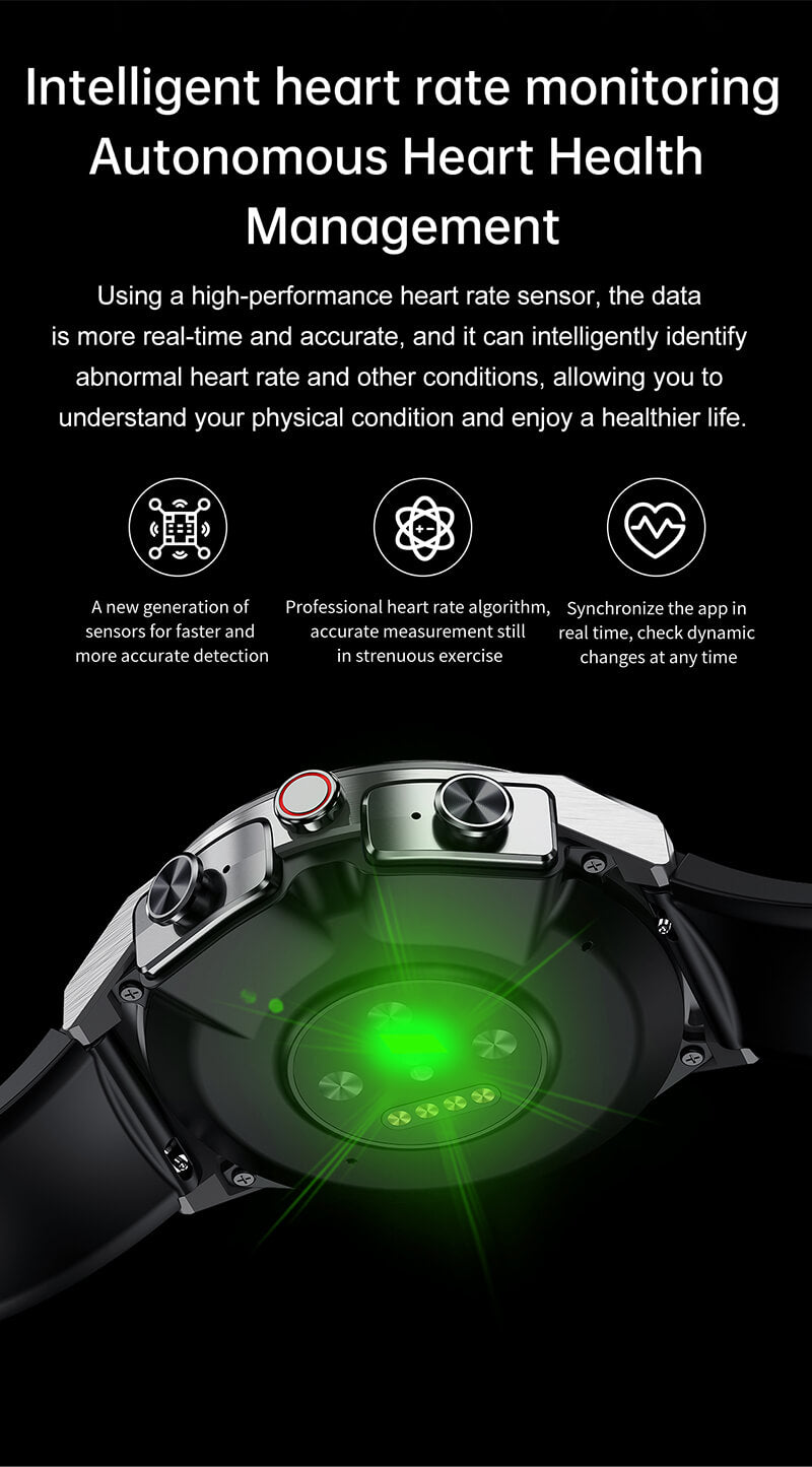 Findtime Smart Watch with Earbuds for Android Phone and iPhone