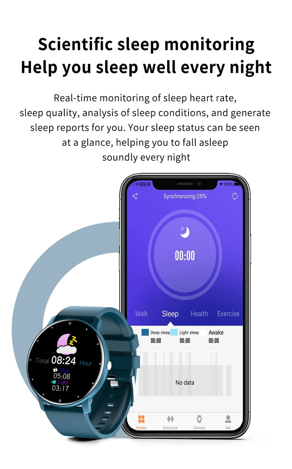 sleep monitor smart watch