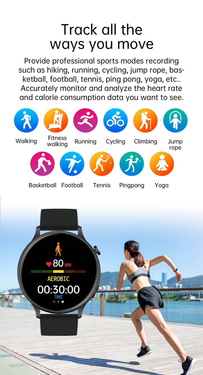 Reloj Inteligente para Mujeres Llama a un Reloj Inteligente de Fitness para  Android iOS Pantalla Táctil Reloj de Presión Arterial Reloj Rastreador de  Actividad con Frecuencia Cardíaca Monitor de Sueño : 