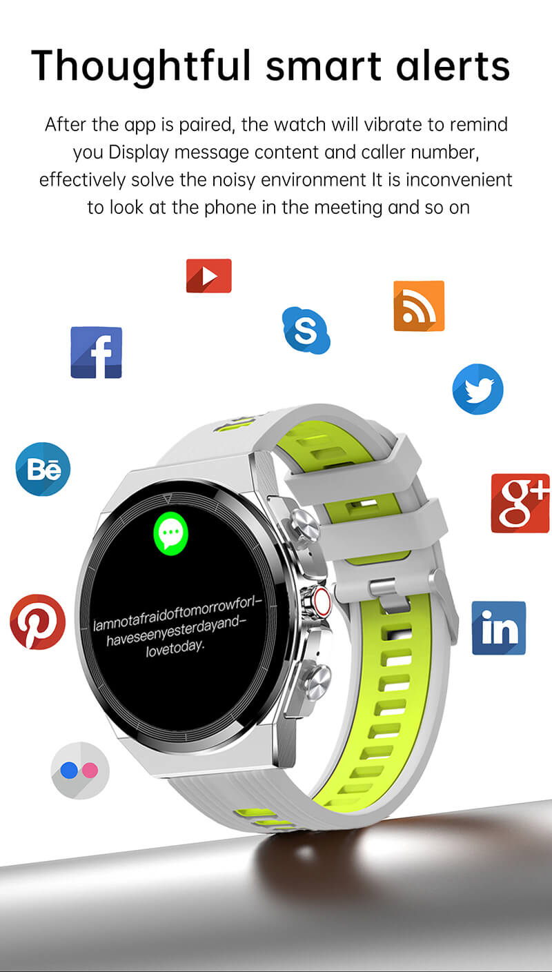 Findtime Smartwatch mit Ohrhörern für Android-Telefone und iPhone