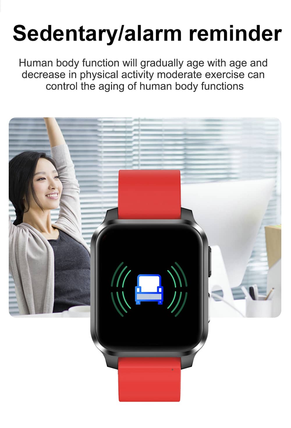Reloj inteligente Findtime, Monitor de temperatura corporal, ECG, PPG, presión arterial, frecuencia cardíaca, oxígeno en sangre