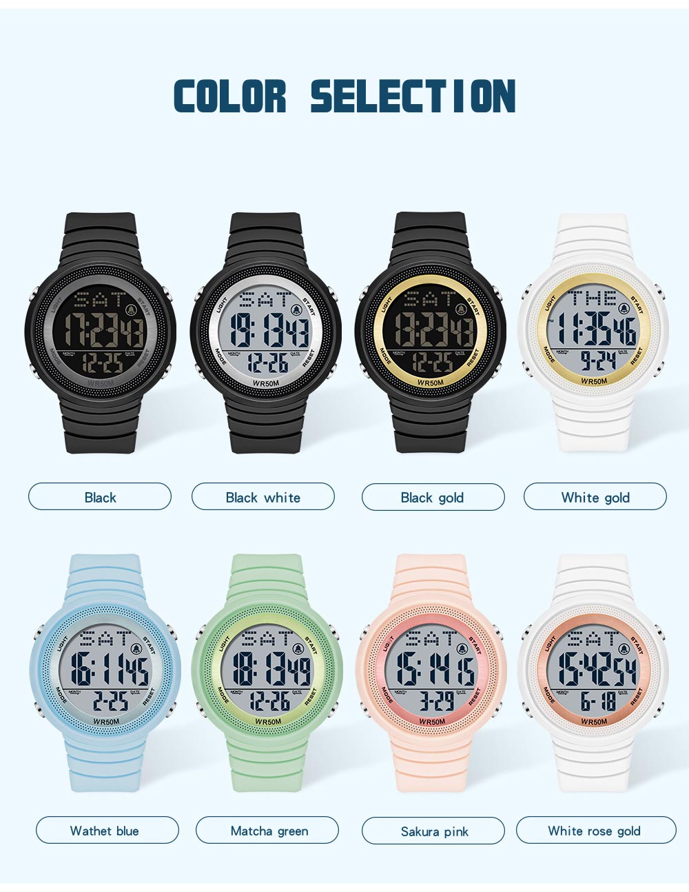 multi-function digital watches