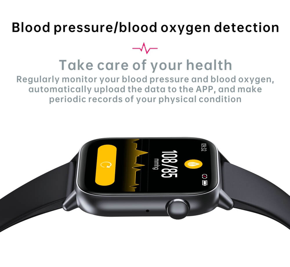 Findtime Smart Watch Blood Pressure Heart Rate Blood Oxygen Monitor Body Temperature Bluetooth Calling