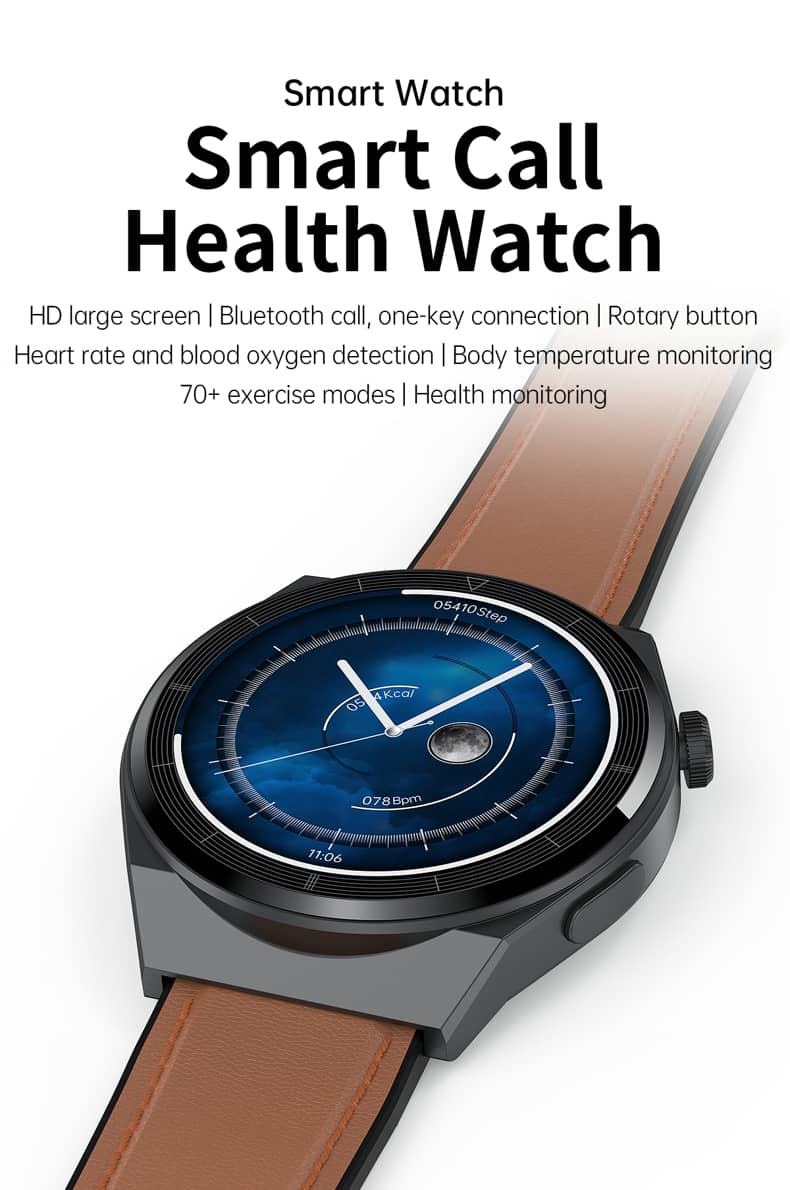 Findtime Blood Pressure Smart Watch Blood Oxygen Heart Rate Monitor Body Temperature with Bluetooth Calling