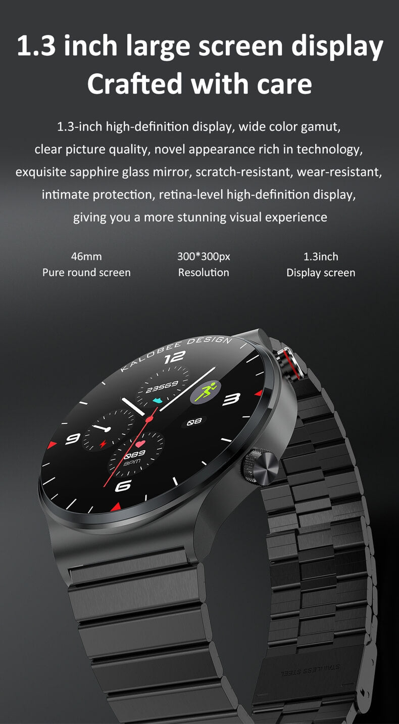 Findtime Blood Pressure Smart Watch with Heart Rate SpO2 Monitor Bluetooth Calling