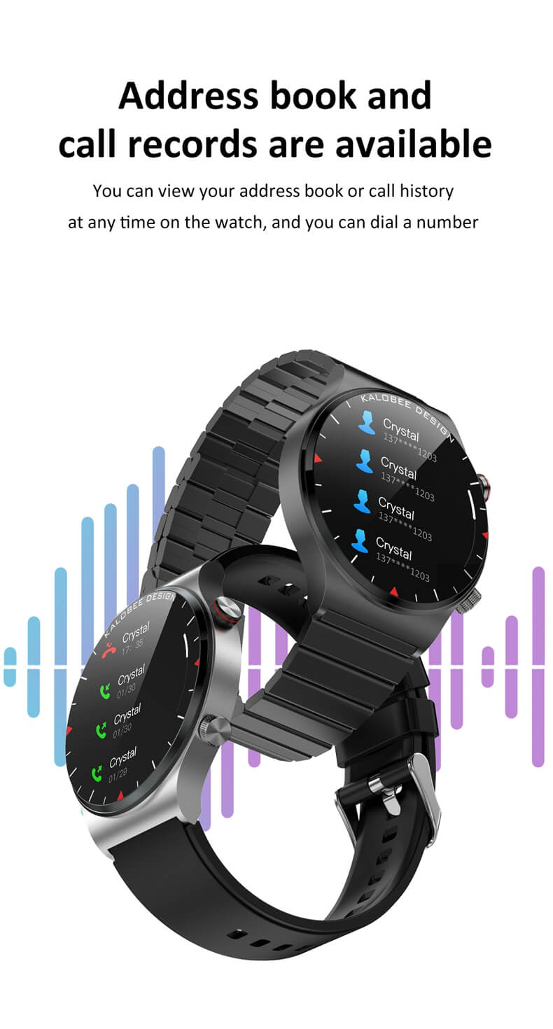 Reloj inteligente de presión arterial Findtime con monitor de frecuencia cardíaca SpO2 Llamadas Bluetooth